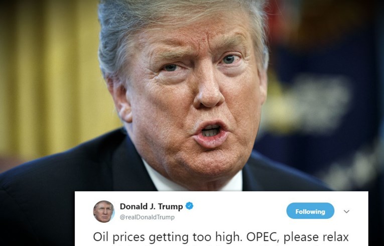 Cijena nafte pala nakon Trumpova tvita
