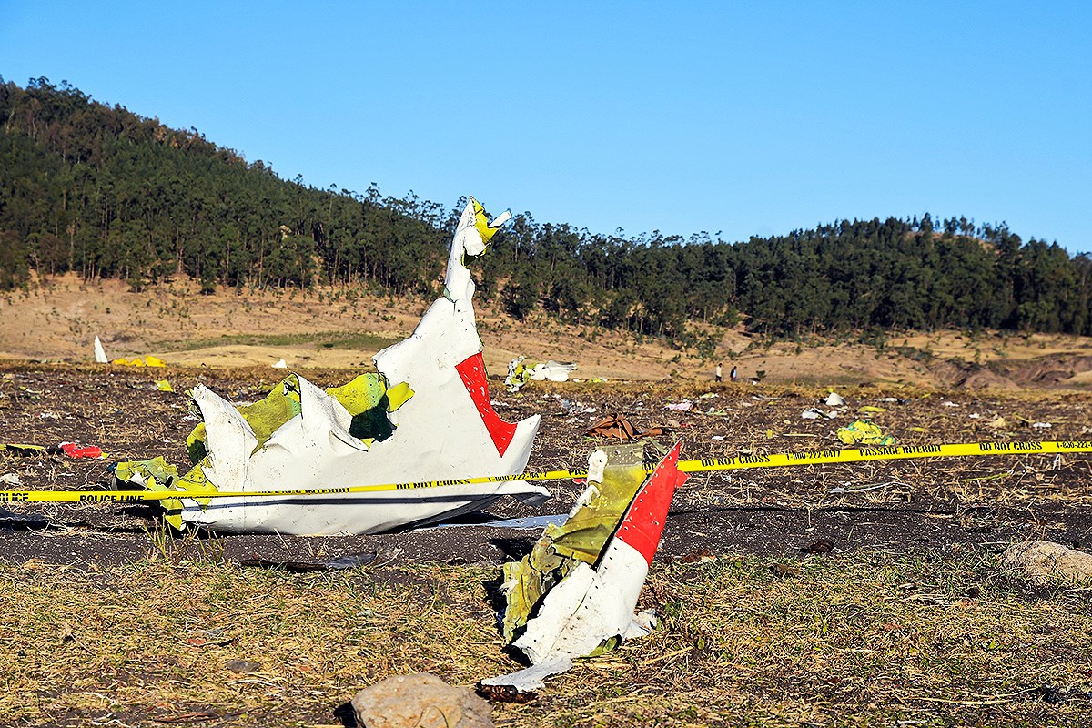 Etiopski avion se dimio, tresao i stvarao buku prije nego što je pao