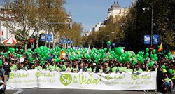 Tisuće Španjolaca prosvjedovale u Madridu: "Pobačaj treba zabraniti"