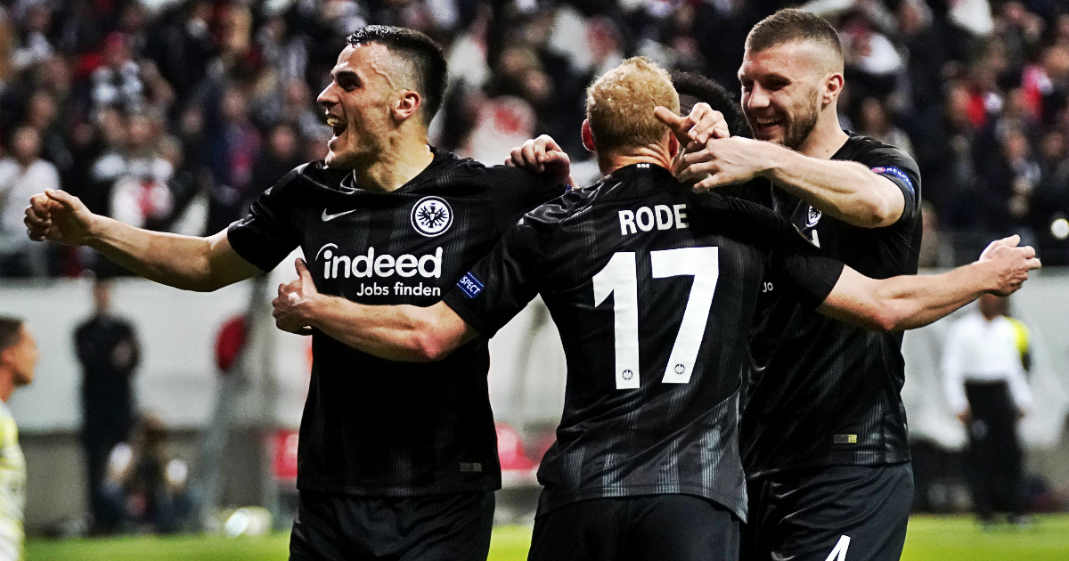 EINTRACHT - BENFICA 2:0 Rebićev Frankfurt preokretom u polufinale Europa lige