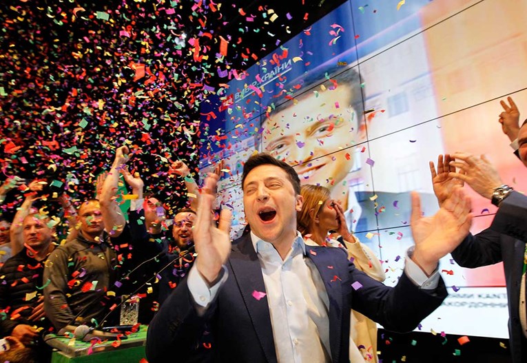 Rusija komentirala pobjedu komičara na predsjedničkim izborima u Ukrajini
