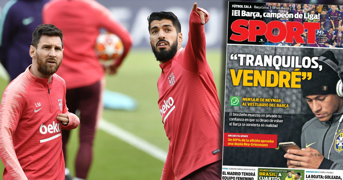 Sport: Neymar je javio Messiju i Suarezu što će biti s njegovim povratkom