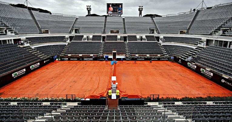 Kiša odgodila tenis u Rimu, a organizatori ne vraćaju novac za ulaznice