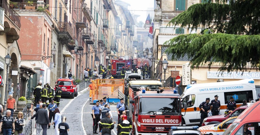 U eksploziji plina u Rimu 10 ozlijeđenih, petogodišnja curica ima teške ozljede