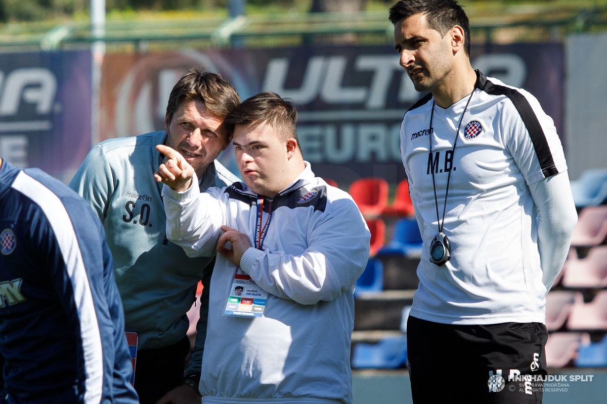 Trening Hajduka vodio dječak s Downovim sindromom