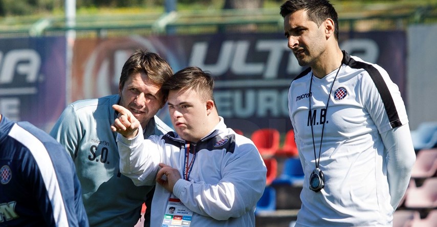 Trening Hajduka vodio dječak s Downovim sindromom