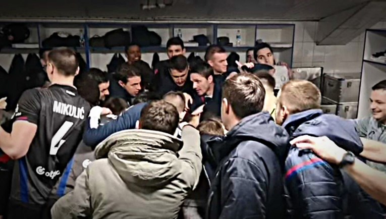 VIDEO Trener Hajduka oduševio igrače govorom u svlačionici