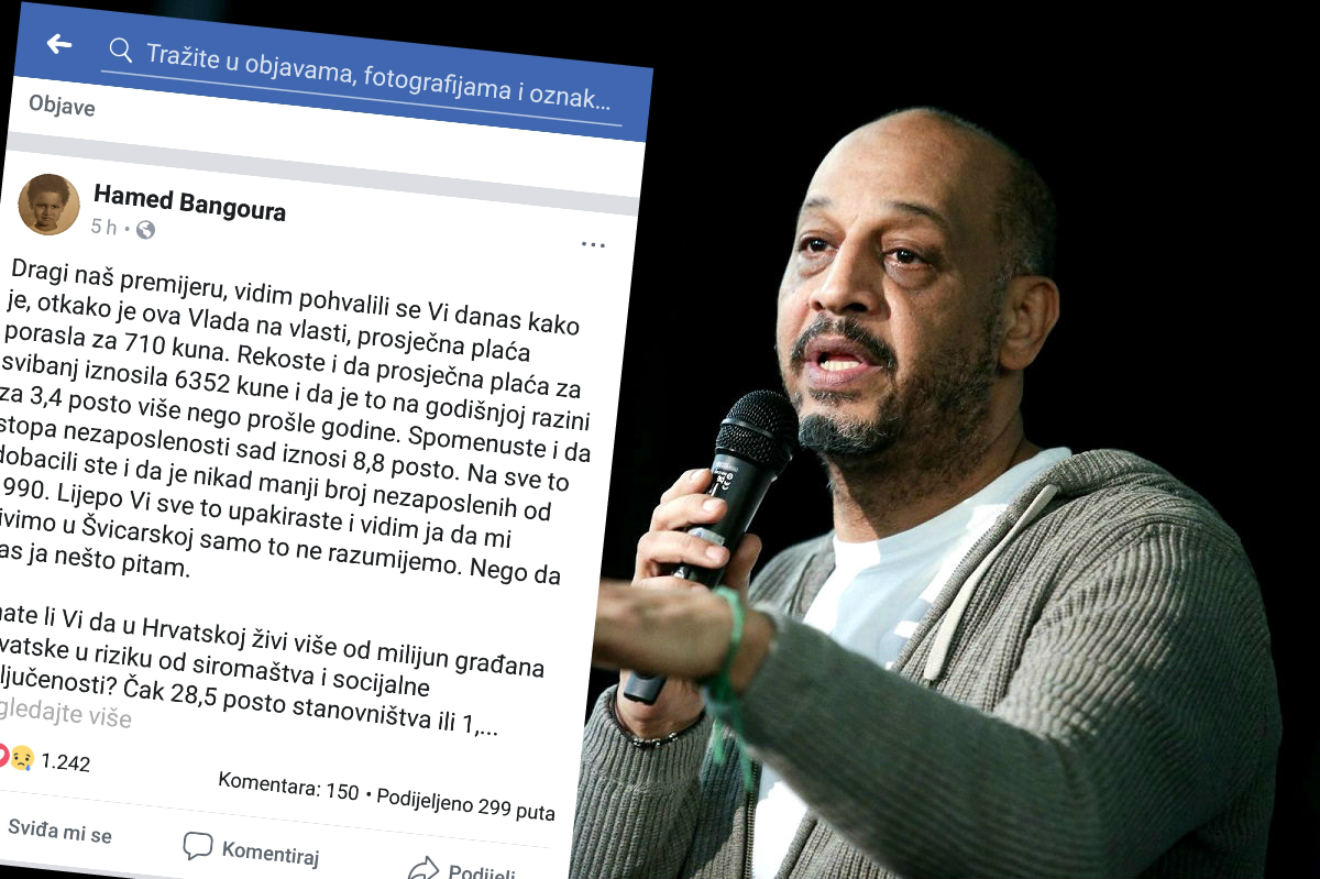 Hamed Bangoura napao Plenkovića: "Hrvatskoj će biti bolje bez vas"