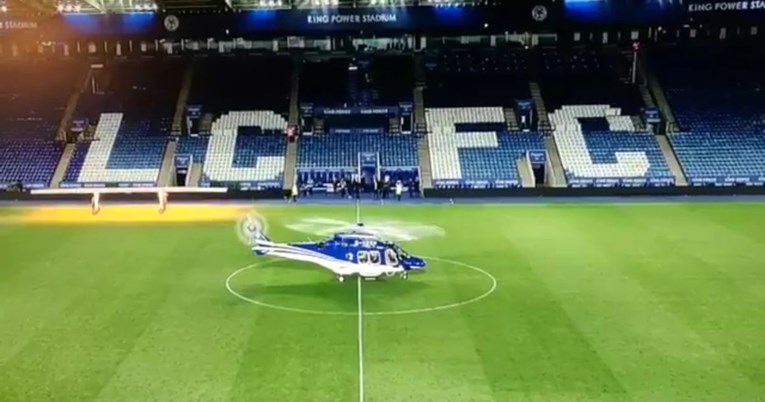 Kamere ulovile posljednju snimku gazde Leicestera kako uzlijeće sa stadiona