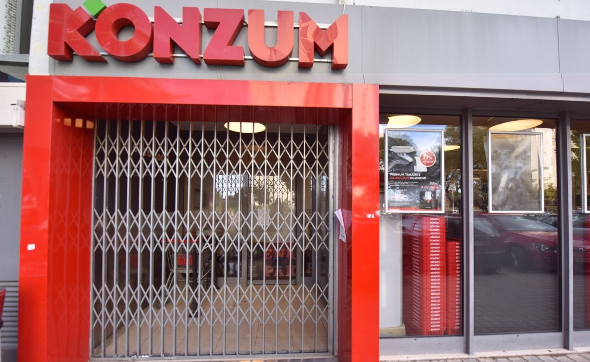 U Šibeniku zatvoren još jedan Konzum, onaj na Baldekinu