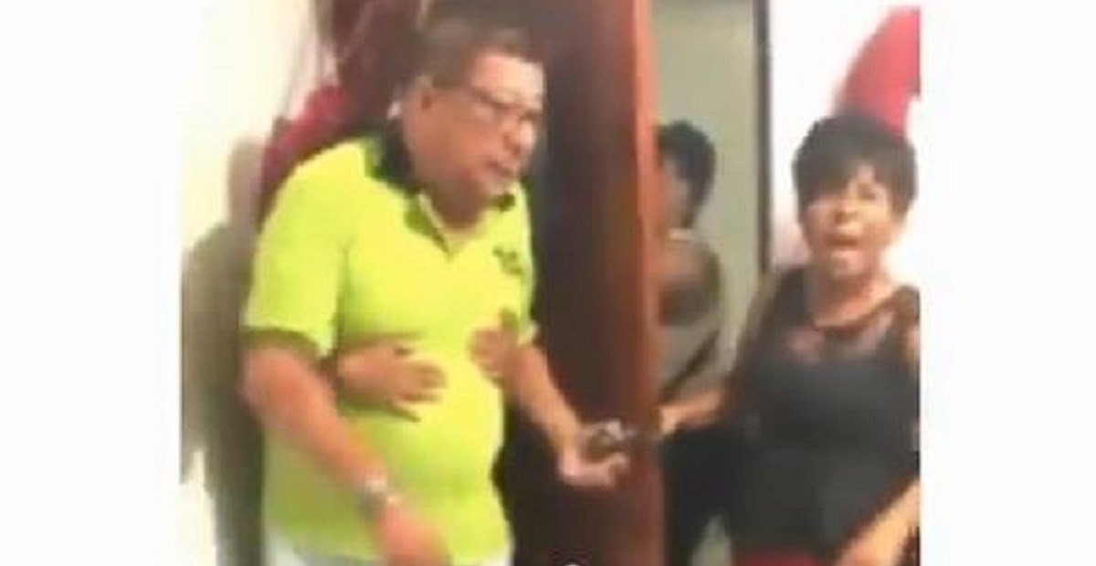 Uhvatila muža s golom ljubavnicom, on je pokušao sakriti iza leđa