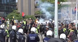 VIDEO Žuti prsluci prosvjeduju u Bruxellesu na dan EU izbora