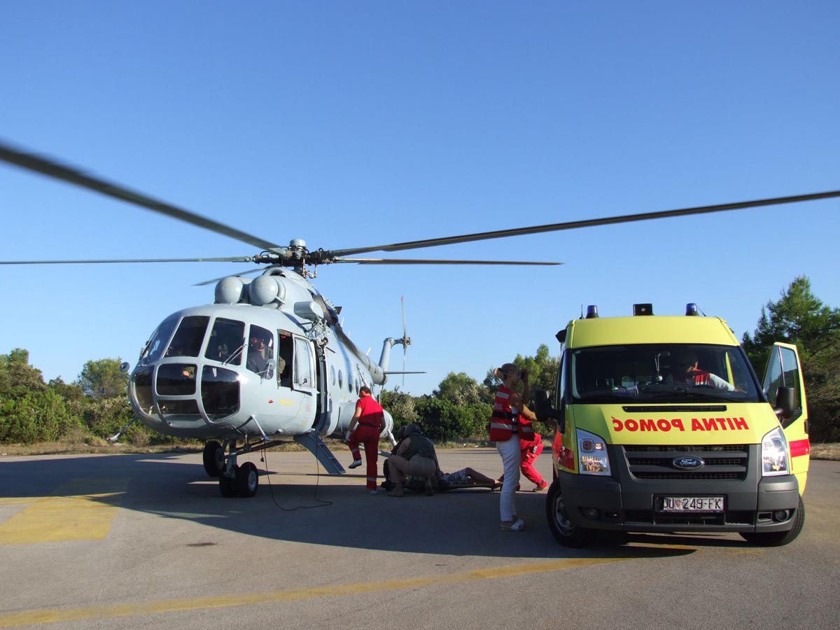 Vojni helikopteri tijekom vikenda prevezli 17 pacijenata