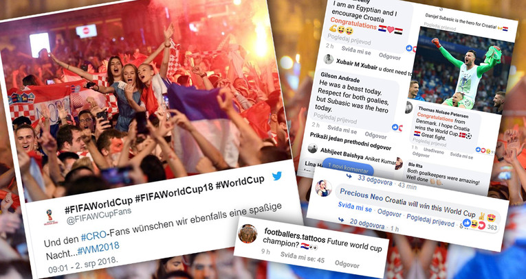 Hrvatska je hit, cijeli svijet navija za nas! Pogledajte kako gore društvene mreže