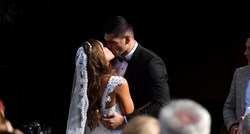 VIDEO Filip Hrgović oženio lijepu Marinelu, na vjenčanju puštali golubove