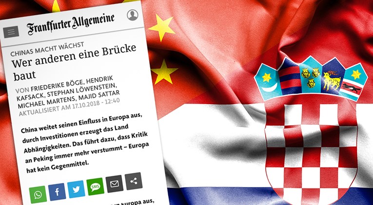 Frankfurter Allgemeine Zeitung optužuje Hrvatsku da je kineski igrač u EU