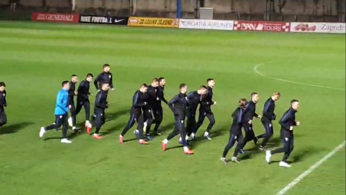VIDEO Hrvatska odradila trening na Hitrec-Kacianu i družila se s navijačima