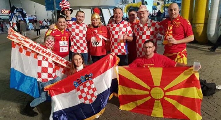 Prekrasna slika iz Münchena: Hrvati i Makedonci zajedno navijali uoči utakmice