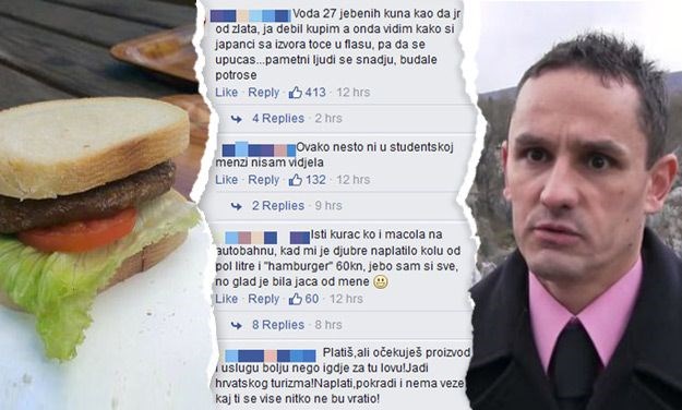 Odgovor s Plitvica: Ništa ne može opravdati takav hamburger, bit će sankcija