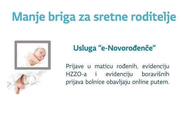 "e- Novorođenče": Usluga koja će olakšati život novopečenim roditeljima