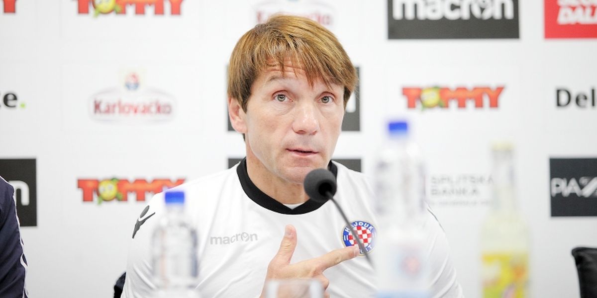 Trener Hajduka prstom pokazao jedino što mu je važno: "Ne znam tko su huligani, a tko navijači"