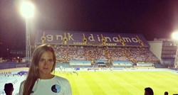 FOTO Na Maksimiru u majici beogradskog Rada: Nisam htjela provocirati, nego promovirati svoj klub