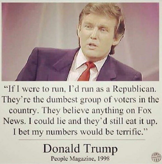 Donald Trump 1998.: "Republikanci su najgluplji glasači u zemlji"