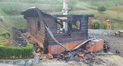 FOTO Namjerno izazvan požar uništio vikendicu karlovačkog HNS-ovca