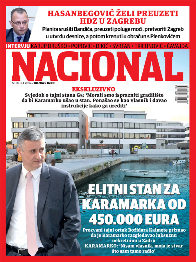 Nacional: Karamarko u Zadru razgledavao elitni stan od 450.000 eura, ponašao se kao vlasnik