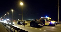 FOTO Zbog nesreće kod Jadranskog mosta promet je potpuno zakrčen, sudarila se 4 automobila