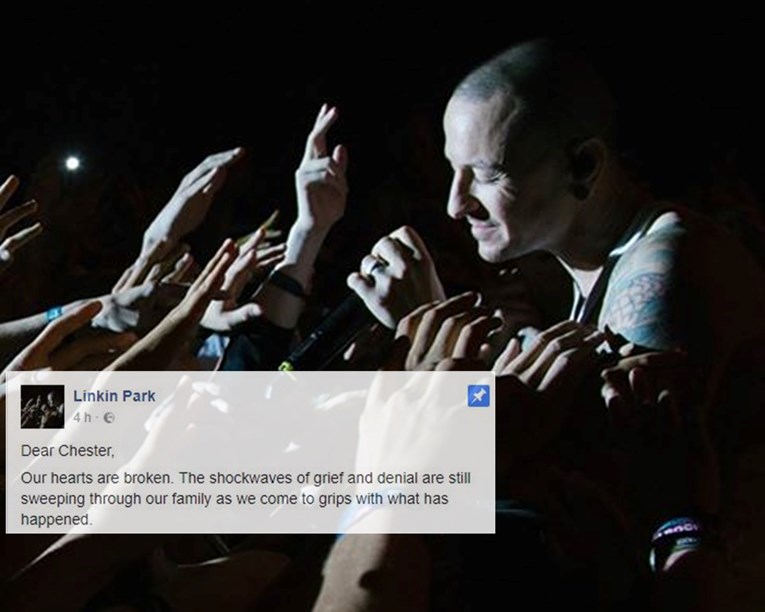 Emotivno pismo Linkin Parka preminulom pjevaču: "Ostavio si prazninu koja nikad neće biti ispunjena"