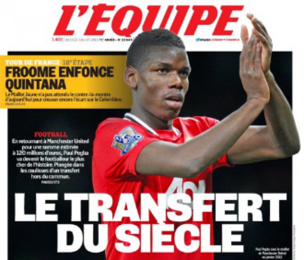 Transfer stoljeća: Pogba se najvećom odštetom u povijesti nogometa vraća u United