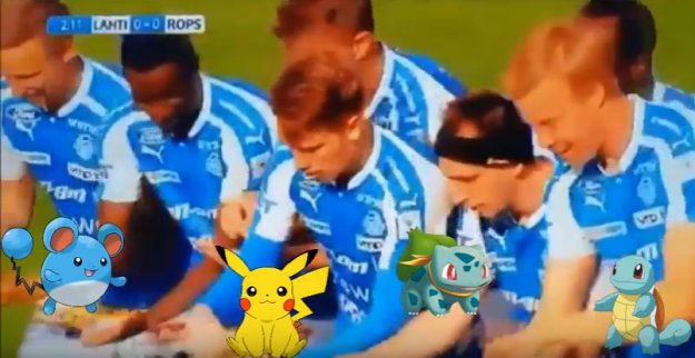 VIDEO Lokomotivini suparnici slavili gol hvatajući pokemone