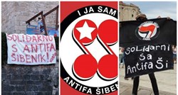 Crvena Hrvatska solidarizirala se sa šibenskom Antifa: Nacisti, svratite u Šibenik ako imate muda