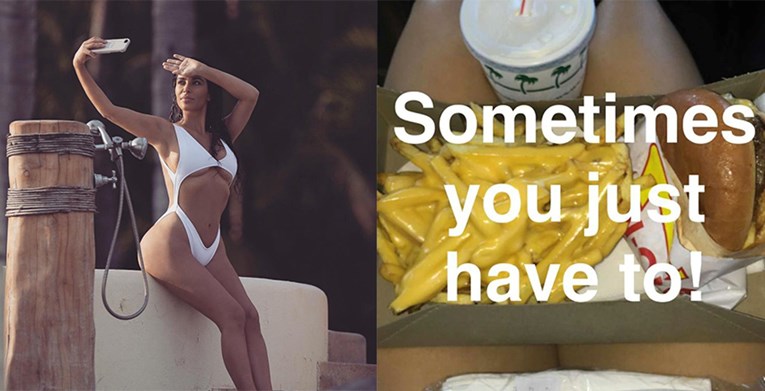 Znate li što Kim Kardashian jede na svoj "cheaty day"? Mmm