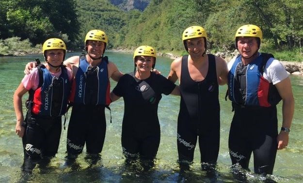 Kolinda željna adrenalina: Utegnula se u odijelo, stavila kacigu i krenula na rafting
