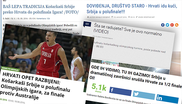Srpski mediji: "Što se radujete kad je ovo sve normalno?! Gdje vidimo Hrvate, tu ih i gazimo"