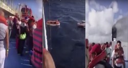 VIDEO Zapalio se kruzer na Karibima, više od 500 gostiju evakuirano čamcima za spašavanje