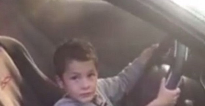 VIDEO Snimio sina u autu pa mu oduzeli i auto i dijete