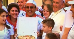 Papa u čast Majke Tereze beskućnicima podijelio pizze