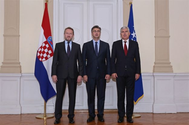 Plenković u Sarajevu dan nakon prve sjednice vlade