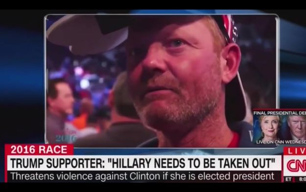 VIDEO Trumpov pristaša prijeti atentatom i pučem ako Clinton osvoji izbore