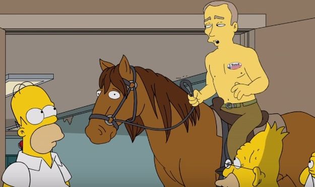 Homer Simpson je s Vladimirom Putinom popričao o predsjedničkim izborima