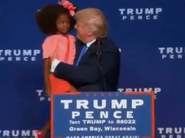 VIDEO Donald Trump pokušao poljubiti djevojčicu, ali njoj baš i nije bilo do toga