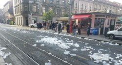 FOTO Zagrebačke ulice nakon maratona pune smeća, a komunalaca nigdje na vidiku