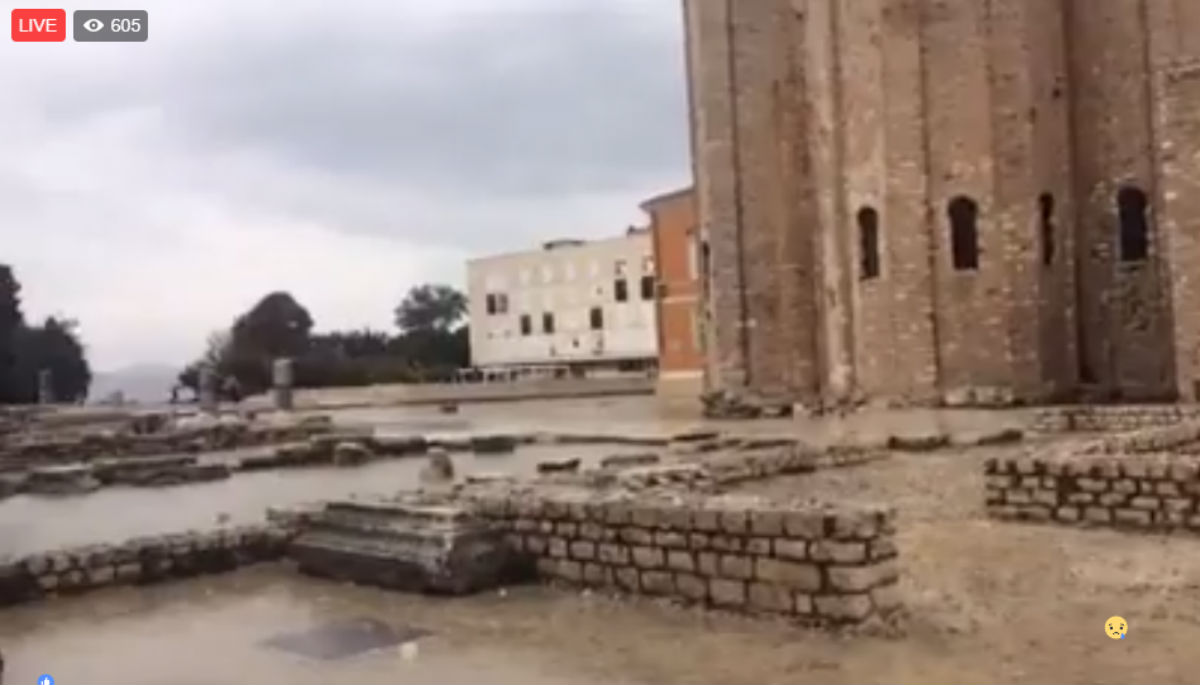 VIDEO IZ POTOPLJENOG ZADRA Evo kako grad izgleda nakon vodene bujice