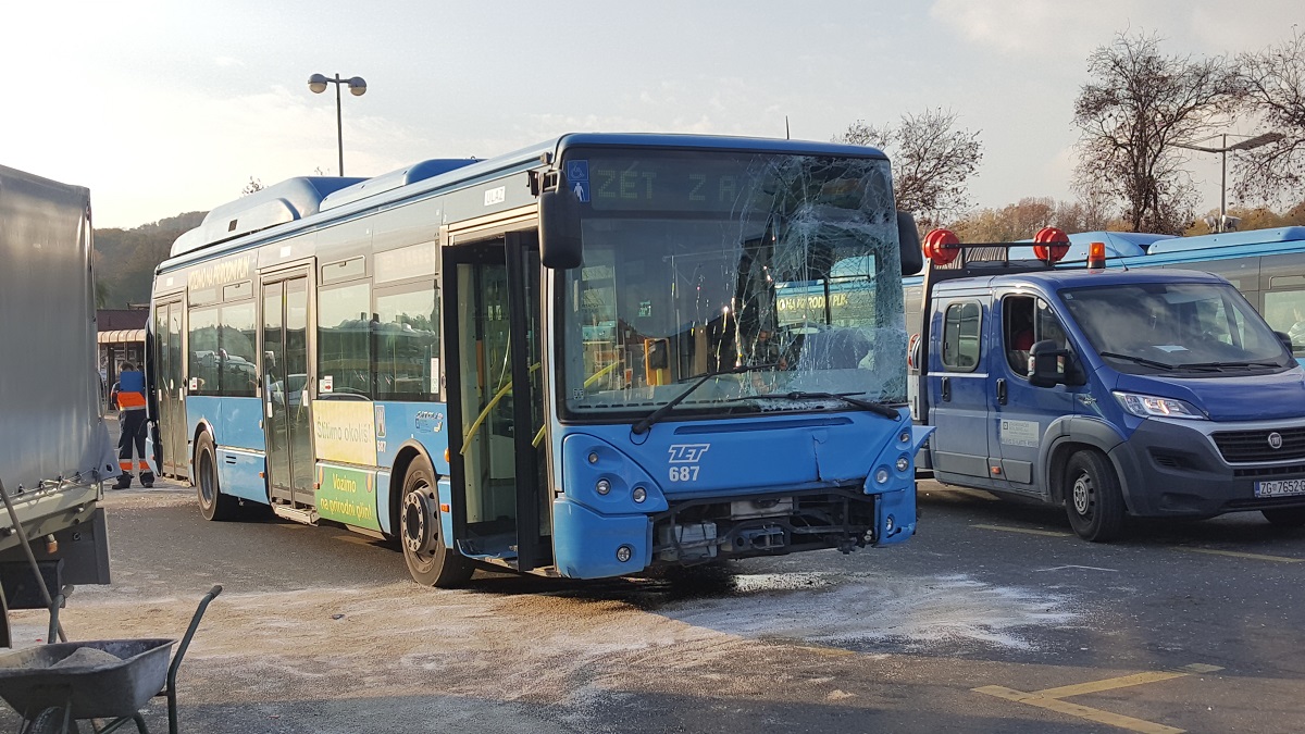 Sudarila se tri busa na okretištu u Zagrebu