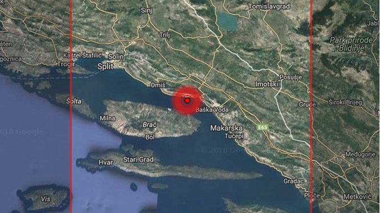 Potres jačine 4.5 po Richteru u Dalmaciji: "Stiga ka grmljavina, sve se ljuljalo"