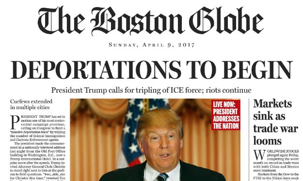 Američki list satiričnom naslovnicom prikazao dan tijekom kojega je Trump predsjednik Amerike