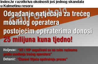 Zašto još nije raspisan natječaj za trećeg mobilnog operatera?